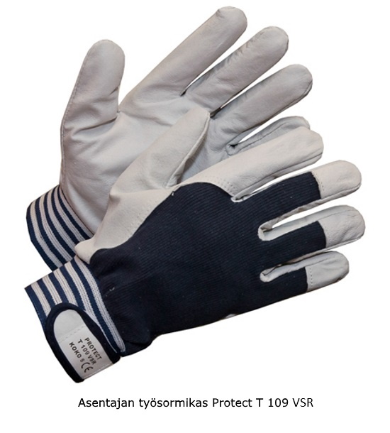 Työsormikaat tarrarannekeella